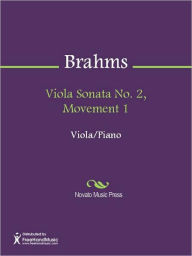 Title: Viola Sonata No. 2, Movement 1, Author: Johannes Brahms