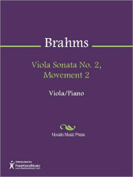 Title: Viola Sonata No. 2, Movement 2, Author: Johannes Brahms