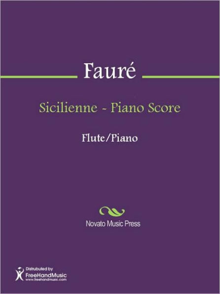 Sicilienne - Piano Score