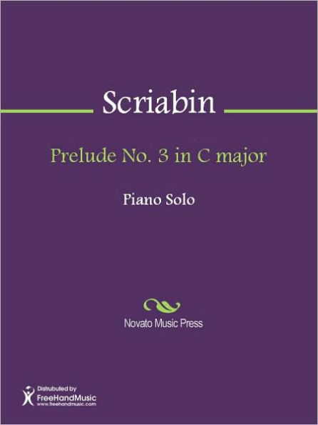 Prelude No. 3 in C major