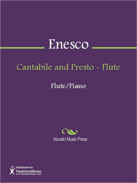 Cantabile and Presto - Flute