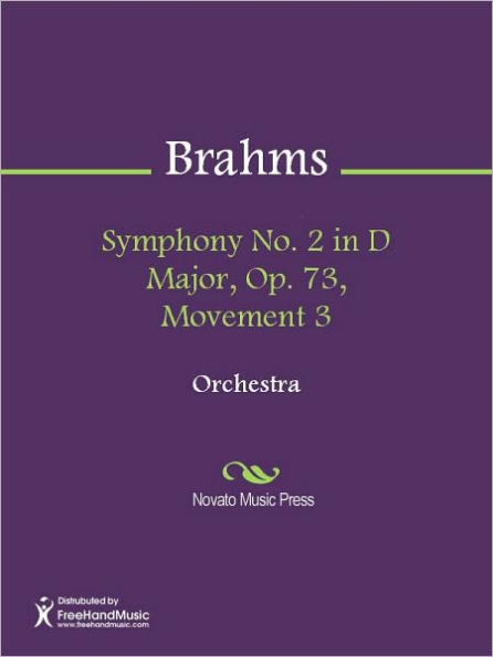 Symphony No. 2 in D Major, Op. 73, Movement 3