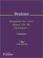 Symphony No. 4 in E Minor, Op. 98, Movement 1