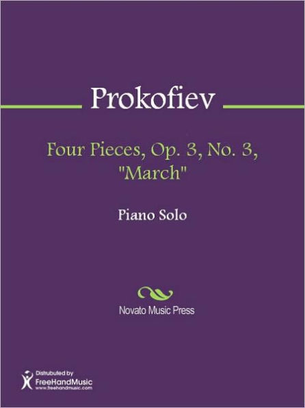 Four Pieces, Op. 3, No. 3,