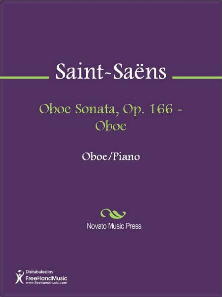 Oboe Sonata, Op. 166 - Oboe