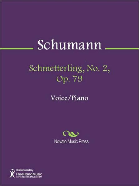 Schmetterling, No. 2, Op. 79
