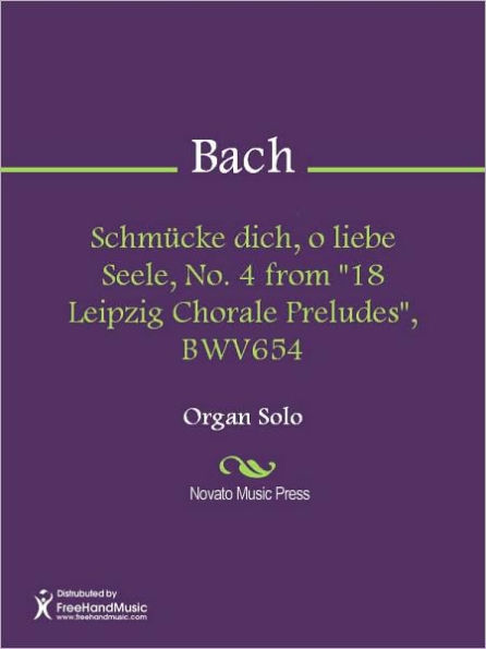 Schmucke dich, o liebe Seele, No. 4 from 