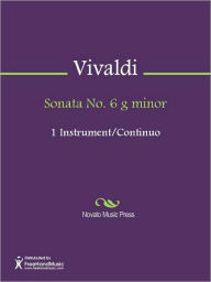 Title: Sonata No. 6 g minor, Author: Antonio Vivaldi