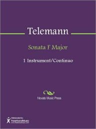 Title: Sonata F Major, Author: Georg Philipp Telemann