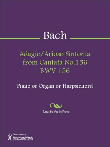Adagio/Arioso Sinfonia from Cantata No.156 BWV 156
