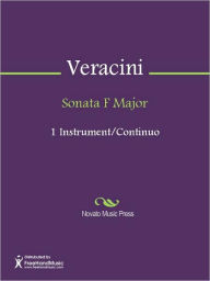 Title: Sonata F Major, Author: Francesco Maria Veracini