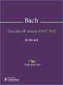 Toccata f# minor BWV 910