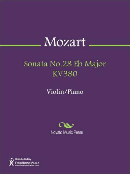 Sonata No.28 Eb Major KV380