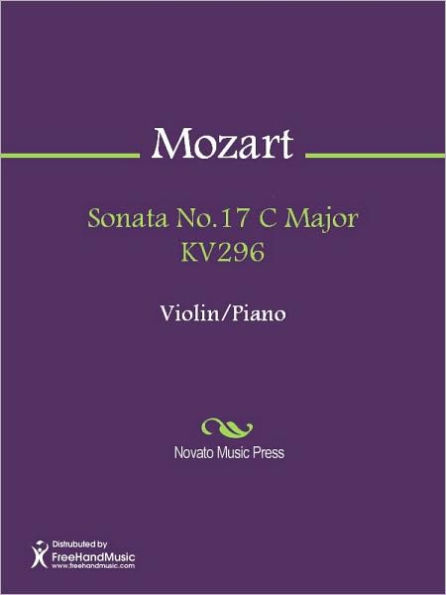 Sonata No.17 C Major KV296