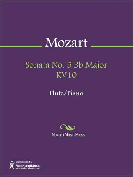 Sonata No. 5 Bb Major KV10