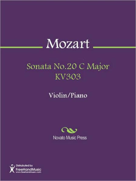 Sonata No.20 C Major KV303