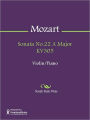 Sonata No.22 A Major KV305