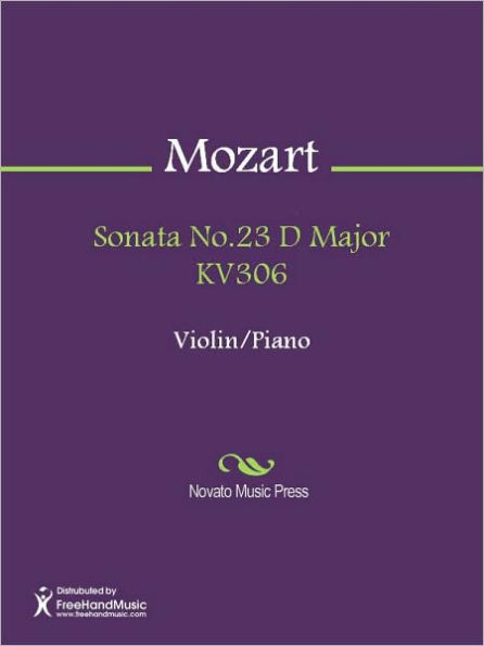 Sonata No.23 D Major KV306