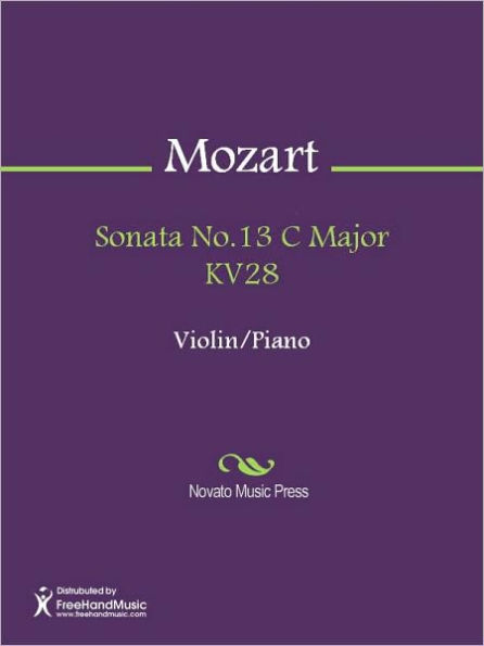 Sonata No.13 C Major KV28