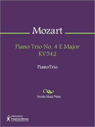 Title: Piano Trio No. 4 E Major KV542, Author: Wolfgang Amadeus Mozart