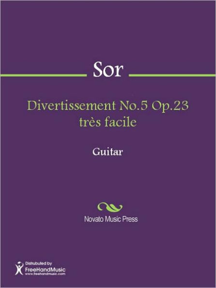 Divertissement No.5 Op.23 tres facile