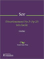 Divertissement No.5 Op.23 tres facile
