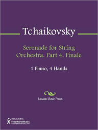 Title: Serenade for String Orchestra. Part 4. Finale, Author: Pyotr Tchaikovsky