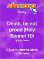 Death, be not proud (Holy Sonnet 10) - Shmoop Poetry Guide