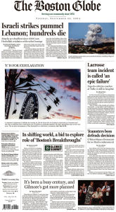 Title: The Boston Globe, Author: Boston Globe Media Partners LLC