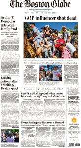 Title: The Boston Globe, Author: Boston Globe Media Partners LLC