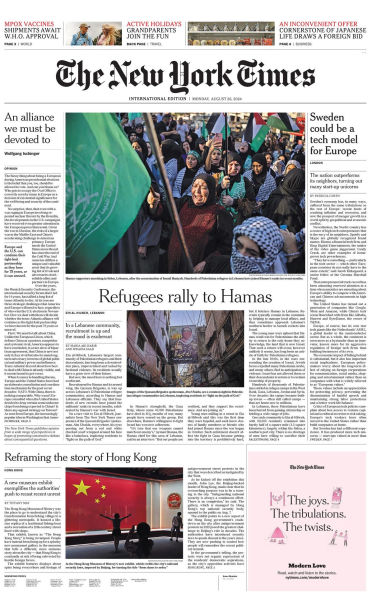 The New York Times International Edition