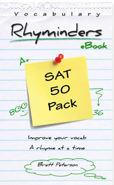 SAT Vocabulary Word Rhyminders: 50 Rhyme Pack