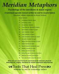 Title: Meridian Metaphors Psychology of the Meridians & Major Organs, Author: Bruce Dickson