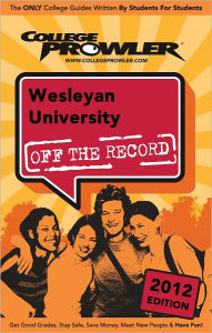 Title: Wesleyan University 2012, Author: Rachel Carpman