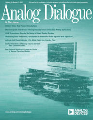 Title: Analog Dialogue, Volume 45, Number 1, Author: Analog Dialogue