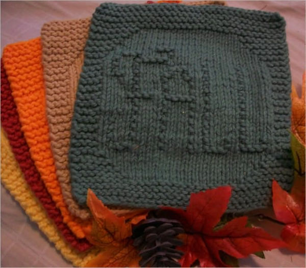 Fall Washcloth Pattern