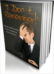 Title: I Don't Remember!, Author: Lou Diamond