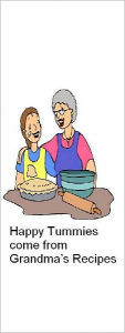 Title: Happy Tummies come from Granny's Recipes, Author: Steve Swank