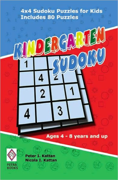 Kindergarten Sudoku: 4x4 Sudoku Puzzles for Kids