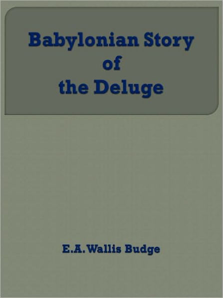 Babylonian Story of the Deluge