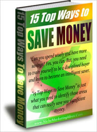 Title: 15 Top Ways To Save Money, Author: Lou Diamond