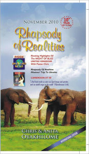 Title: Rhapsody of Realities November Edition, Author: Pastor Chris and Pastor Anita Oyakhilome