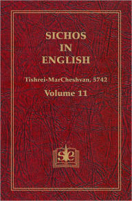 Title: Sichos In English: Volume 11 – Tishrei-MarCheshvan, 5742, Author: Rabbi Menachem M. Schneerson