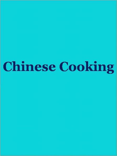 Chinese Cooking