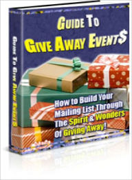 Title: Guide To Give Away Events, Author: Lou Diamond