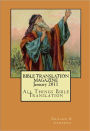 BIBLE TRANSLATION MAGAZINE All Things Bible Translation (January 2011)