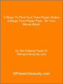 3 Ways To Find Your Term Paper Online College Term Paper Free - Or Your Money Back!