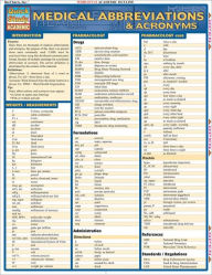 Title: Medical Abbreviations & Acronyms, Author: BarCharts