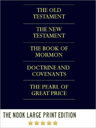 Title: THE LDS SCRIPTURES THE QUADRUPLE COMBINATION (LARGE PRINT Nook Edition) FULL COLOR ILLUSTRATED VERSION: Unabridged Complete King James Version Holy Bible, The Book of Mormon, Doctrine and Covenants, & The Pearl of Great Price in a Single Volume!) NOOKbook, Author: Church Of Jesus Christ Latter Day Saints