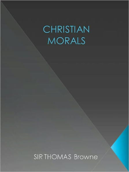 CHRISTIAN MORALS